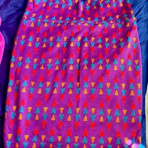 LulaRoe never worn Cassie pencil style skirt size medium
